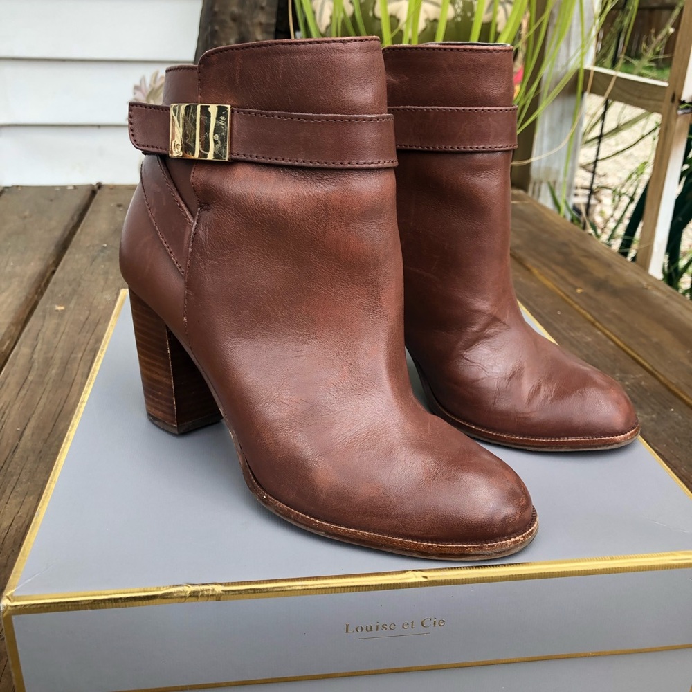 Brown booties